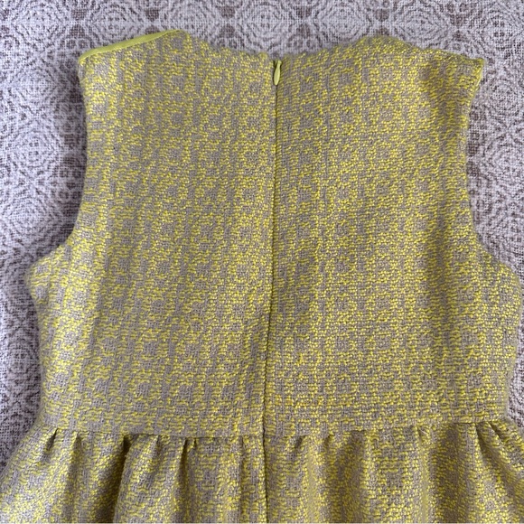 C De C Yellow Tweed Pinafore Dress - Picture 8 of 8